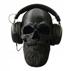 Stojak na Słuchawki Czaszka z Brodą Hipster Skull Gaming Holder 3D Czarna
