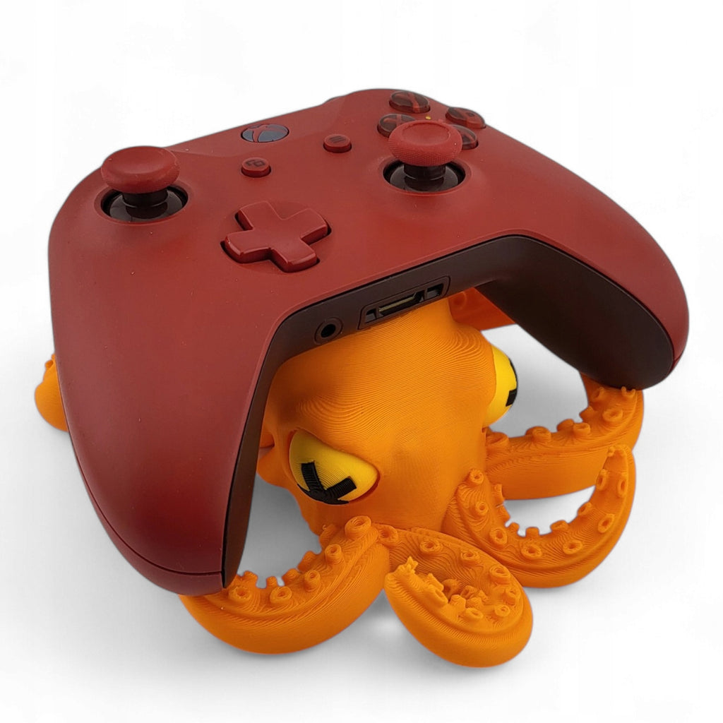 Stojak na Pada Xbox Pomarańczowa Ośmiornica Uchwyt Gamingowy