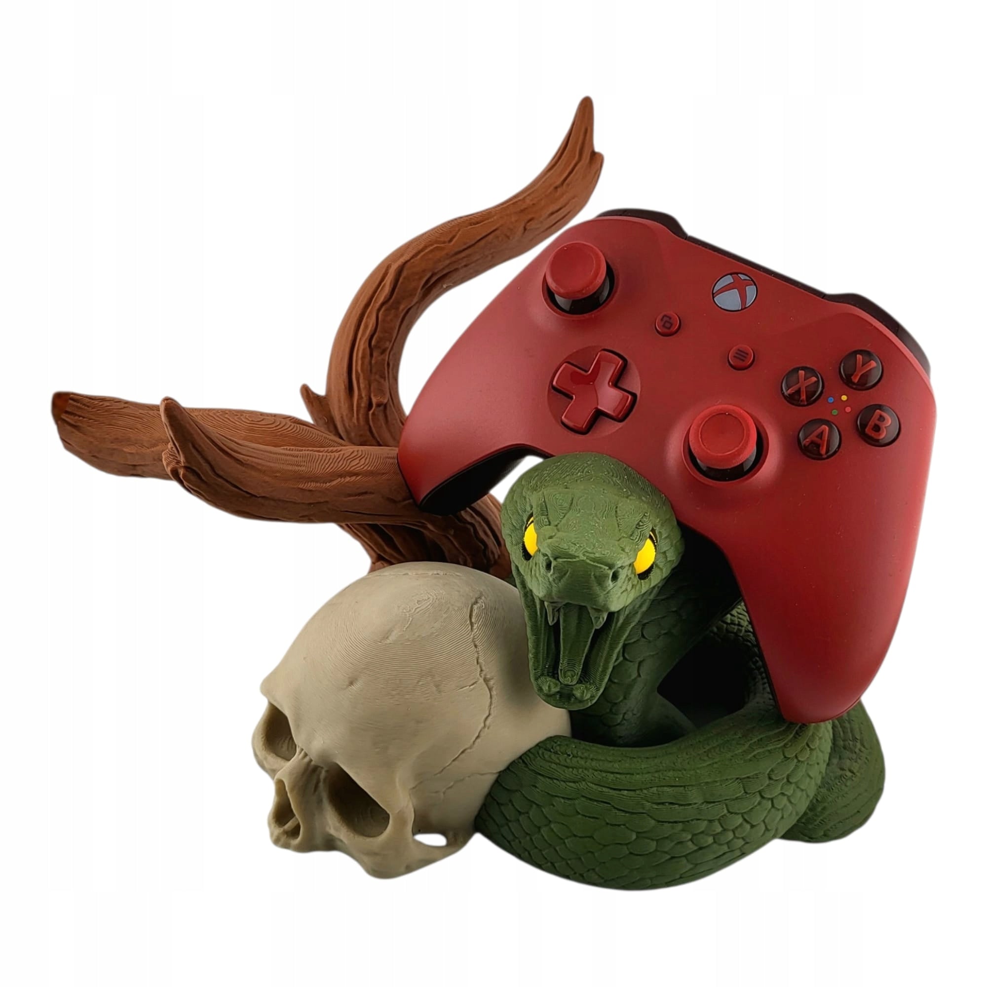 Stojak na pada Xbox Żmija Czaszka 3D OLIWKOWY KHAKI