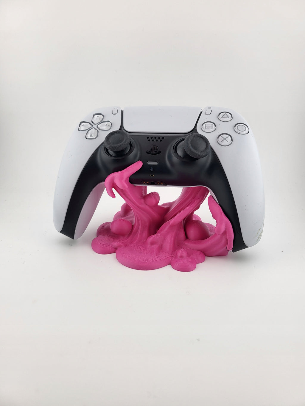 Stojak na Pad PS5 Różowy GUMA Uchwyt Gamingowy