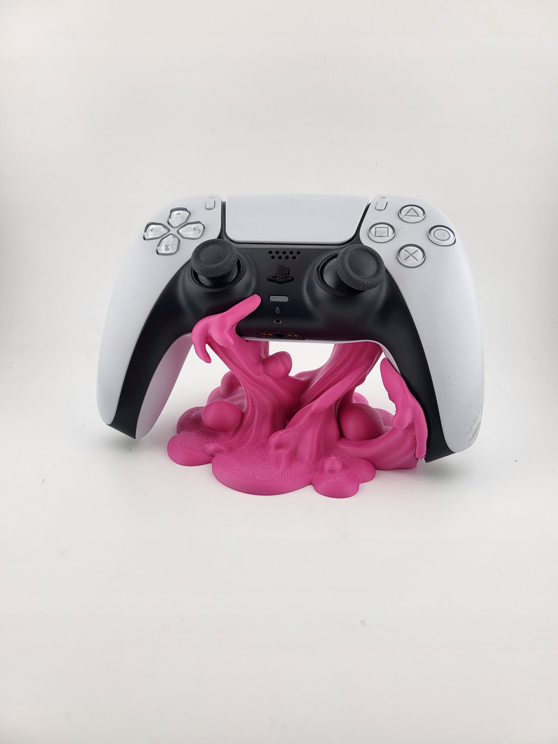 Stojak na Pad PS5 Różowy GUMA Uchwyt Gamingowy