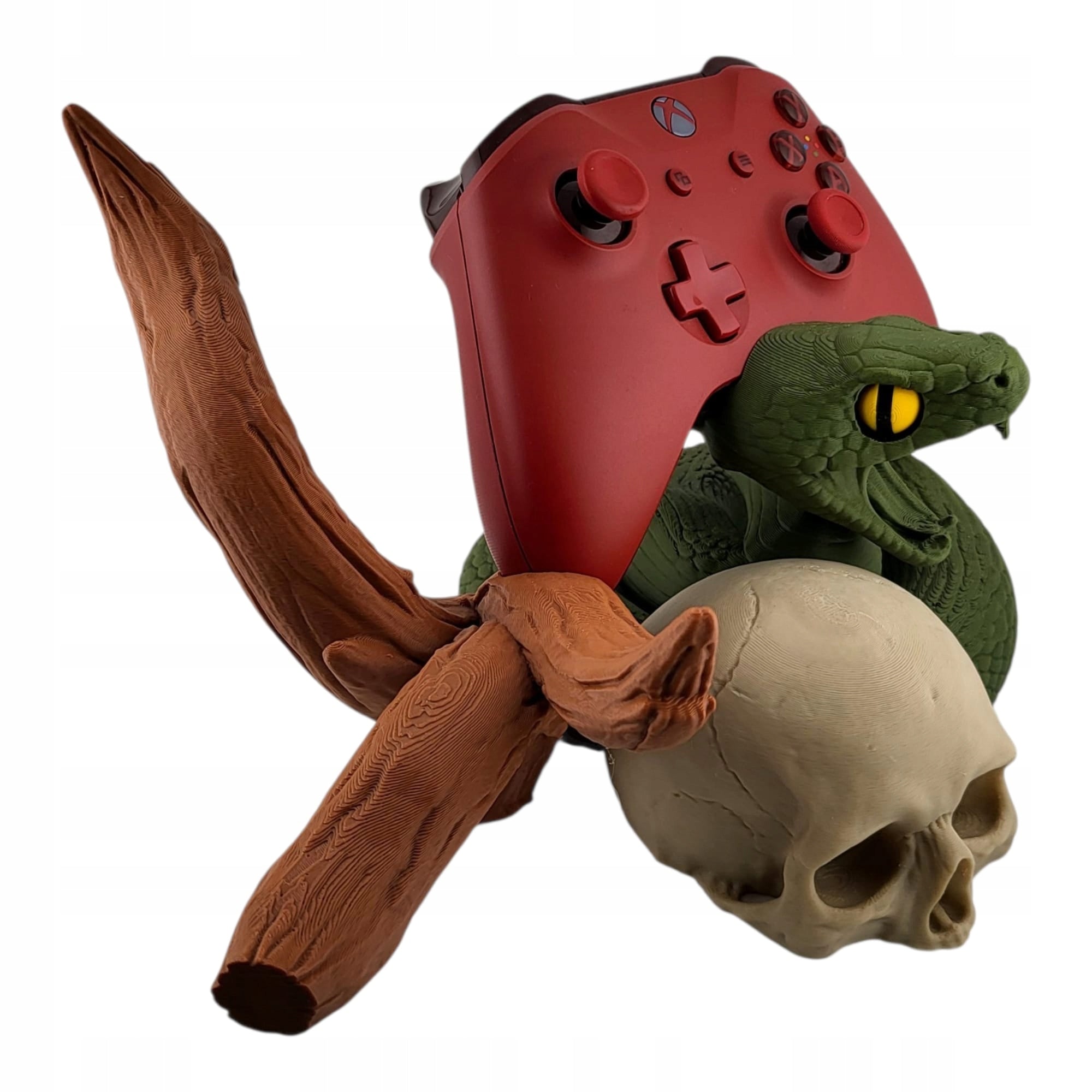 Stojak na pada Xbox Żmija Czaszka 3D OLIWKOWY KHAKI