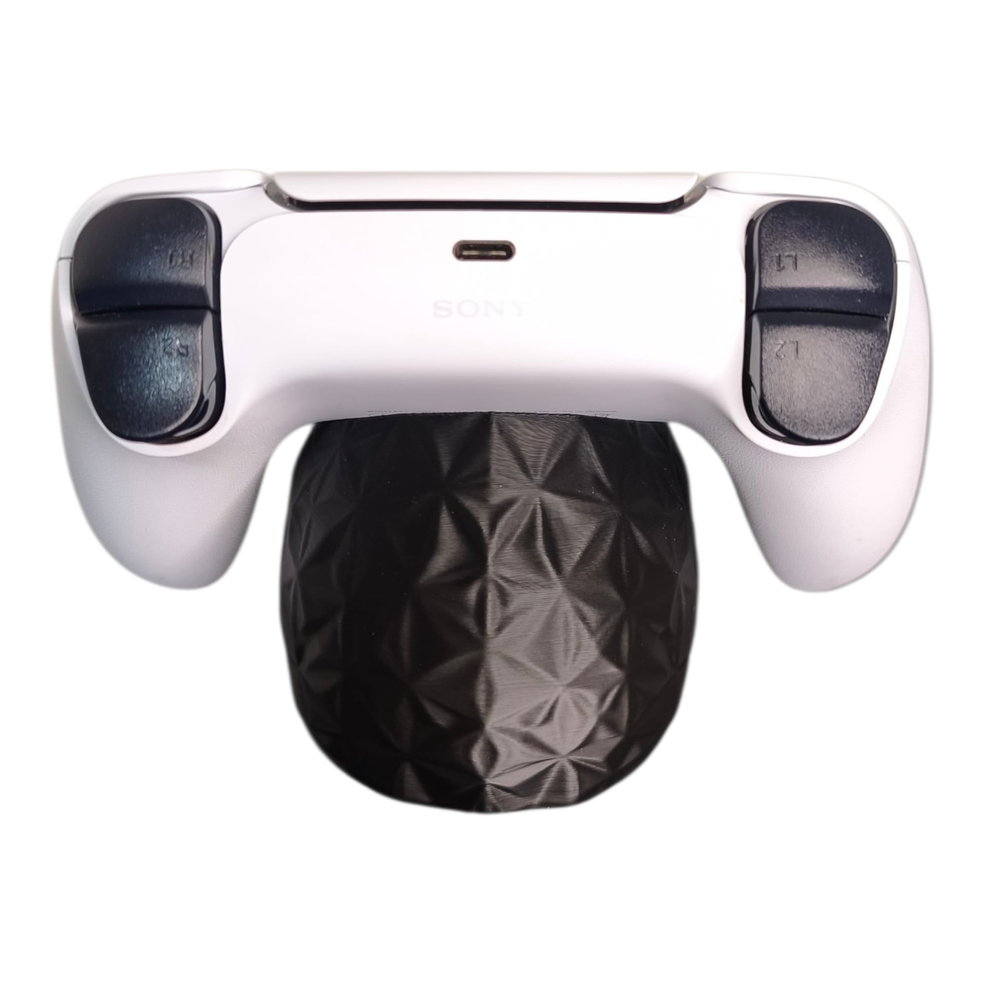 Stojak Uchwyt na Pad PS5 Czaszka Low Poly CZARNY