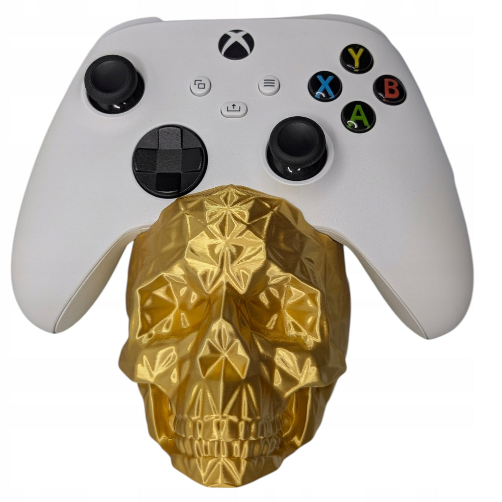 Stojak na pad Xbox Złota Czaszka Low Poly