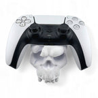 Stojak na Pad PS5 Uchwyt Czaszka Skull 3D BIAŁY