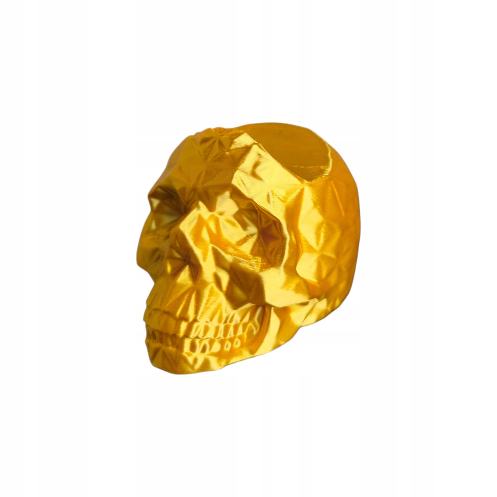 Stojak na Pada PS5 DualSense Czaszka low poly ZŁOTY