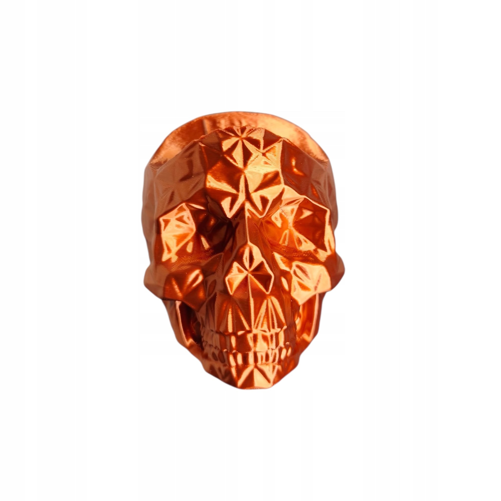 Stojak Uchwyt na Pad PS5 Czaszka Low Poly MIEDZIANY