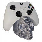 Stojak na pad Xbox Czaszka Low Poly Srebrny