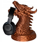 Stojak na słuchawki SMOK Dragon Uchwyt Gamingowy miedziany