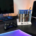 Organizer na Gry PS5 PS4 - Uchwyt na 10 Pudełek Biały