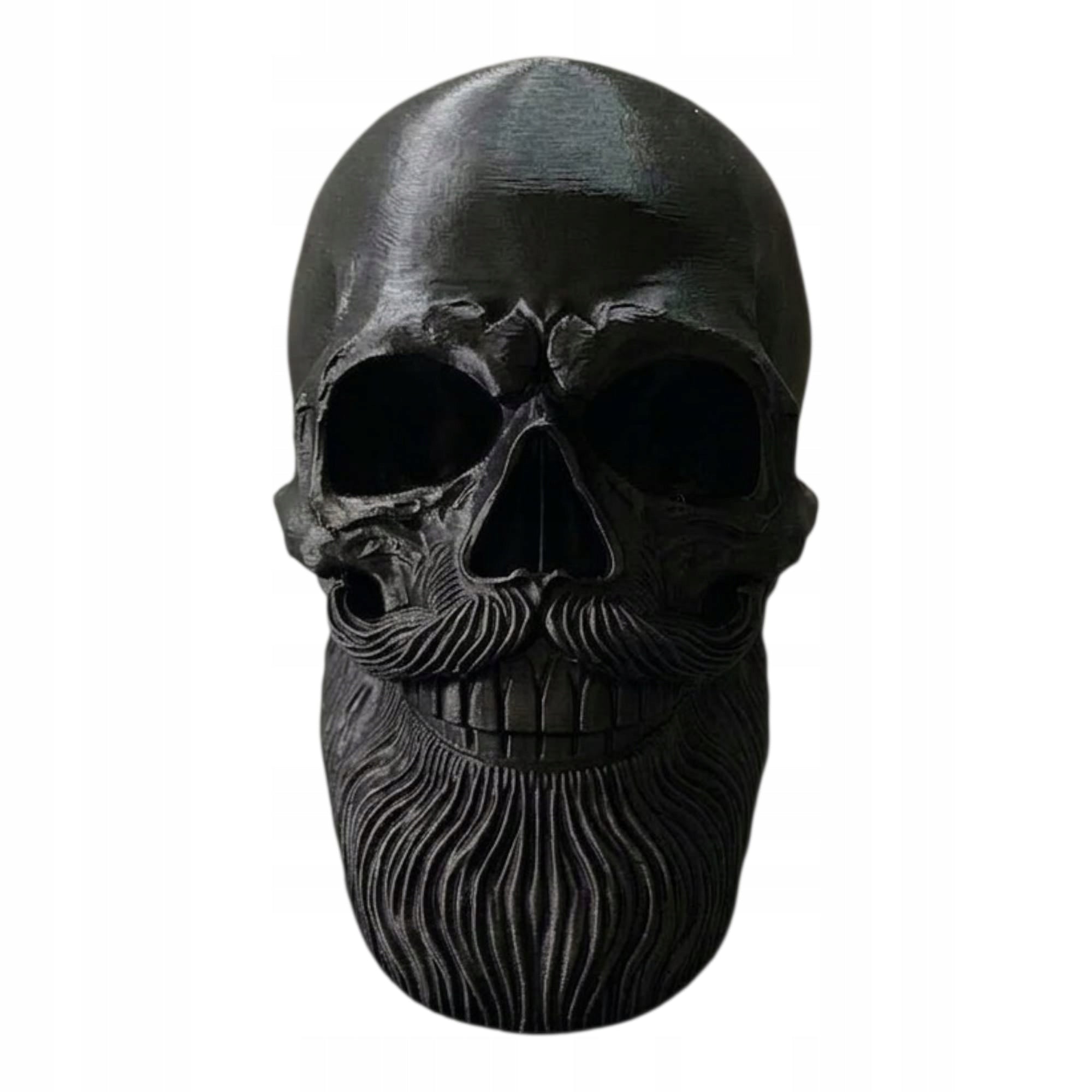 Stojak na Słuchawki Czaszka z Brodą Hipster Skull Gaming Holder 3D Czarna
