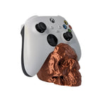 Stojak na pad Xbox Czaszka Low Poly MIEDZIANY