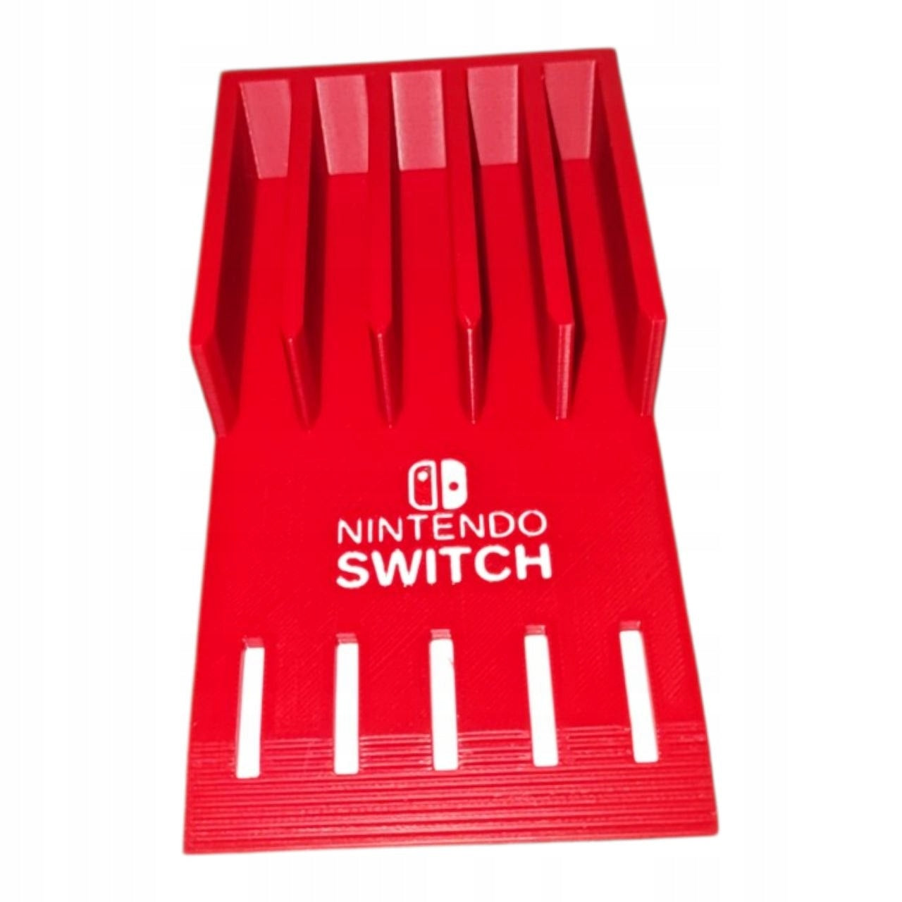 Stojak Organizer na Gry i Kartridże Nintendo Switch CZERWONY