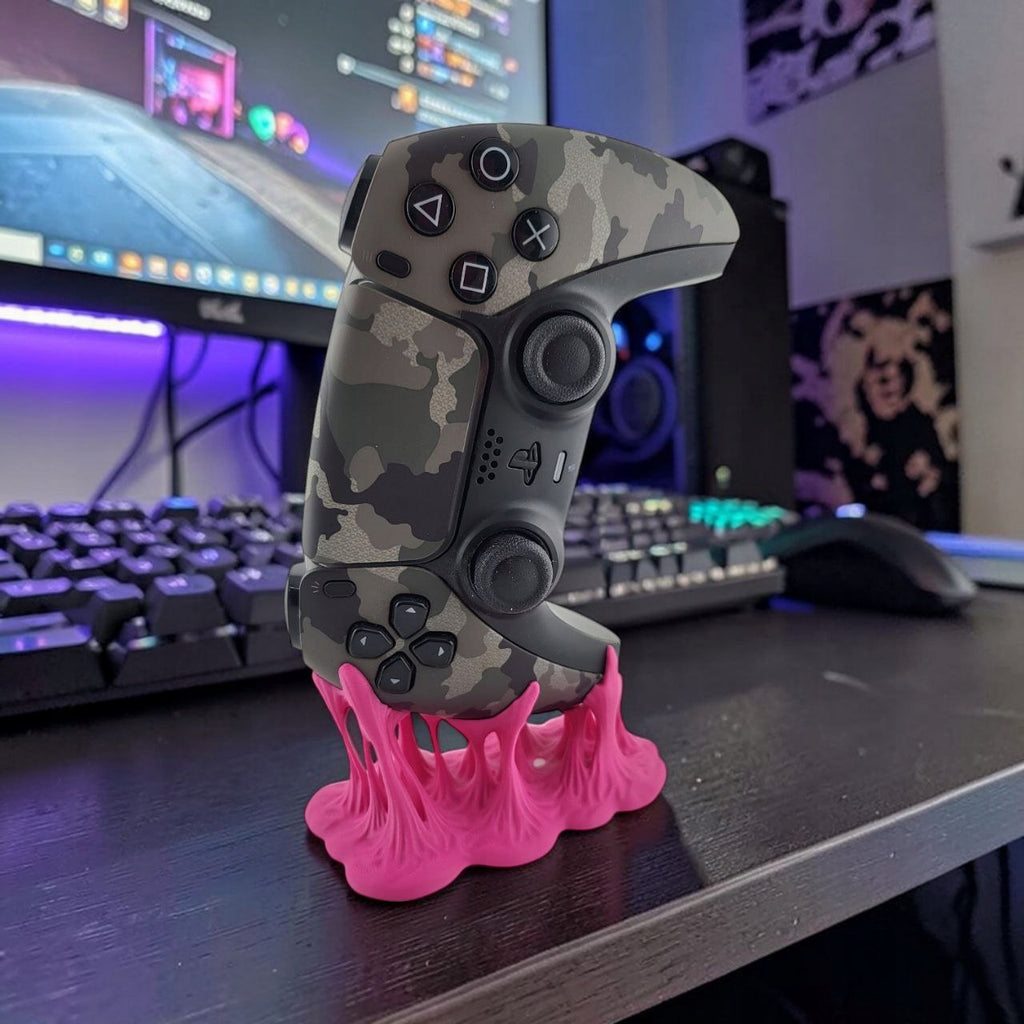 Stojak na Pada PS5 Różowa Guma Slime Oryginalny Uchwyt