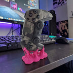 Stojak na Pada PS5 Różowa Guma Slime Oryginalny Uchwyt