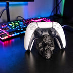 Stojak Uchwyt na Pad PS5 Czaszka Low Poly CZARNY