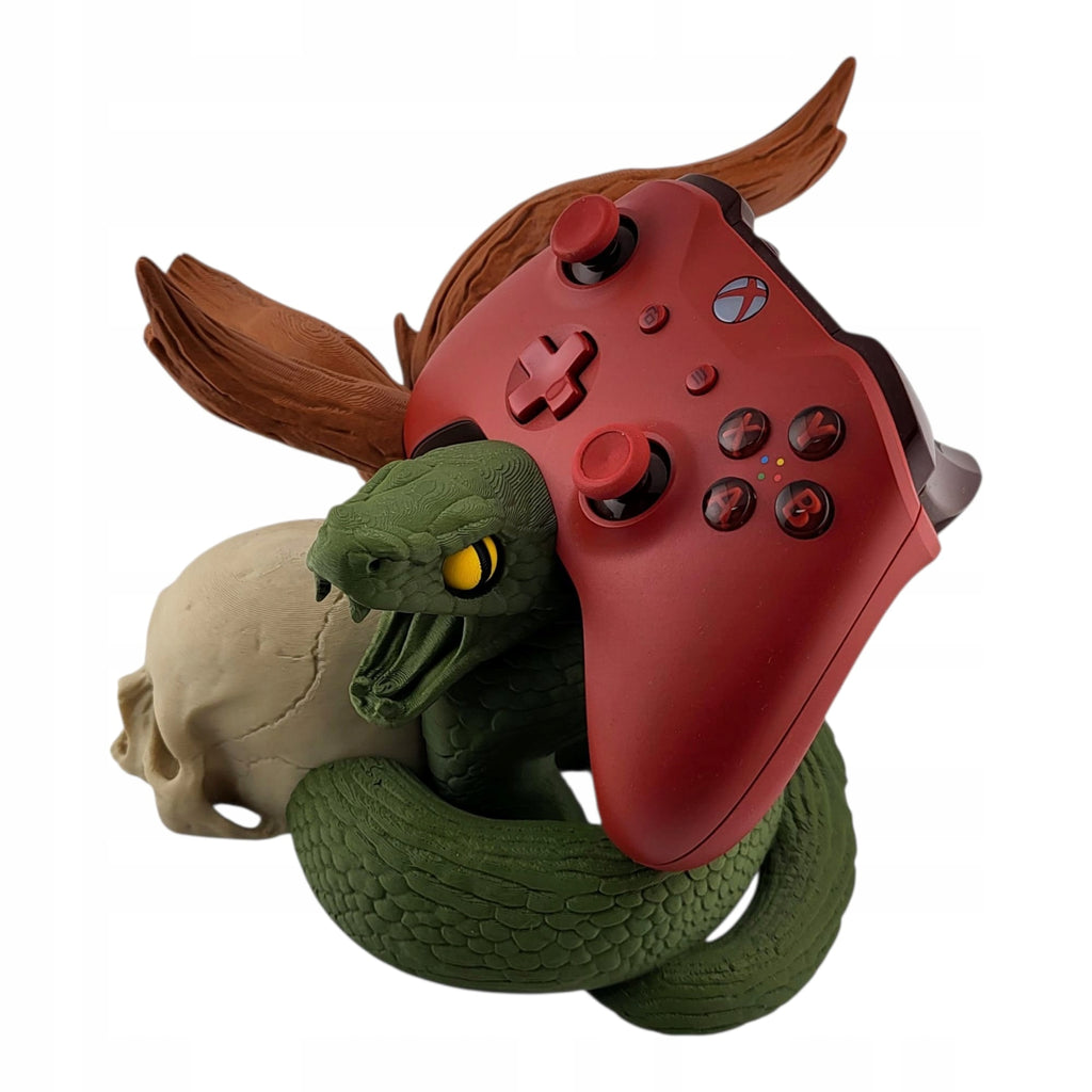 Stojak na pada Xbox Żmija Czaszka 3D OLIWKOWY KHAKI