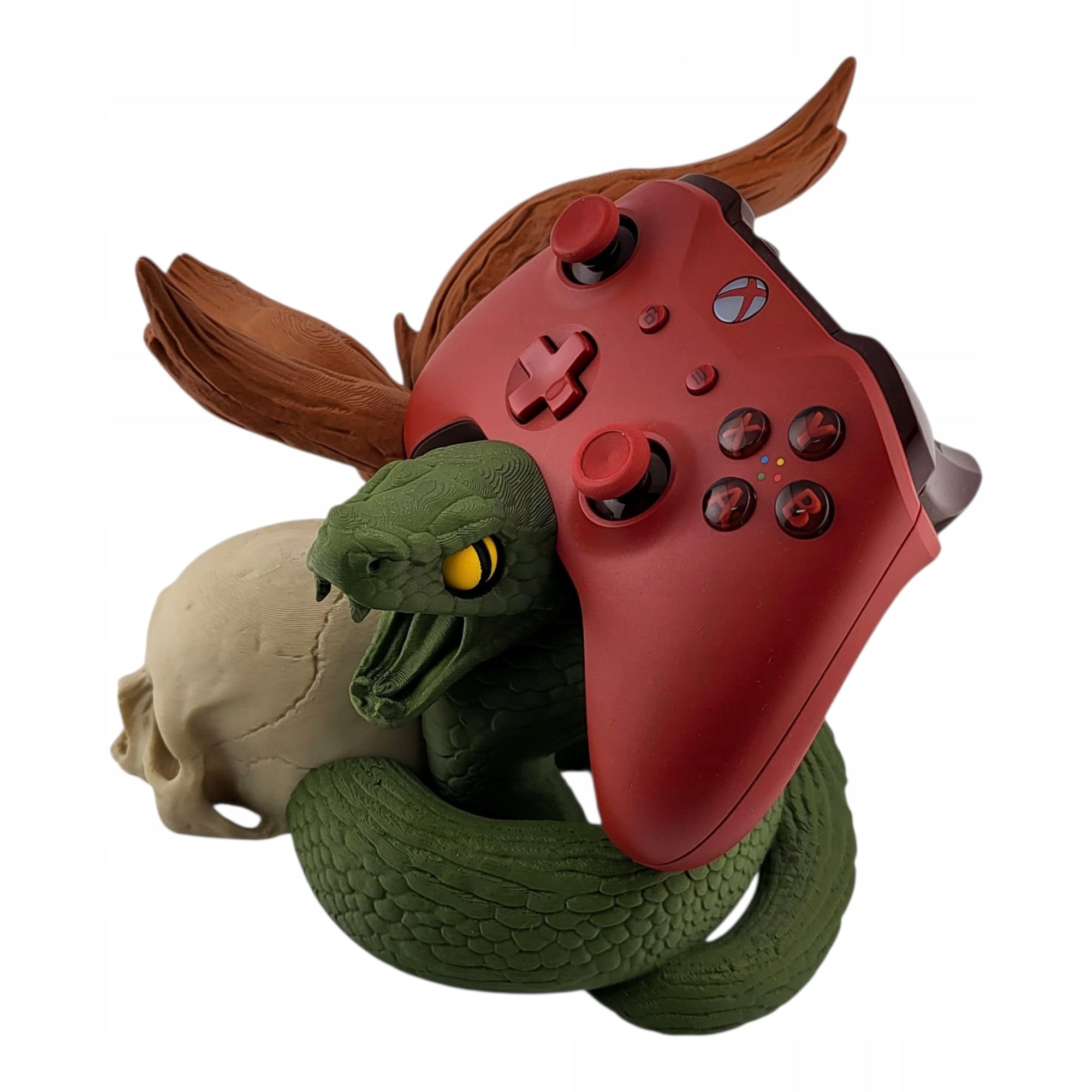Stojak na pada Xbox Żmija Czaszka 3D OLIWKOWY KHAKI