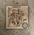 Obraz 3D Mapa Dust II Counter Strike 2 Taktyczna Makieta CS2, CS GO 23cm.