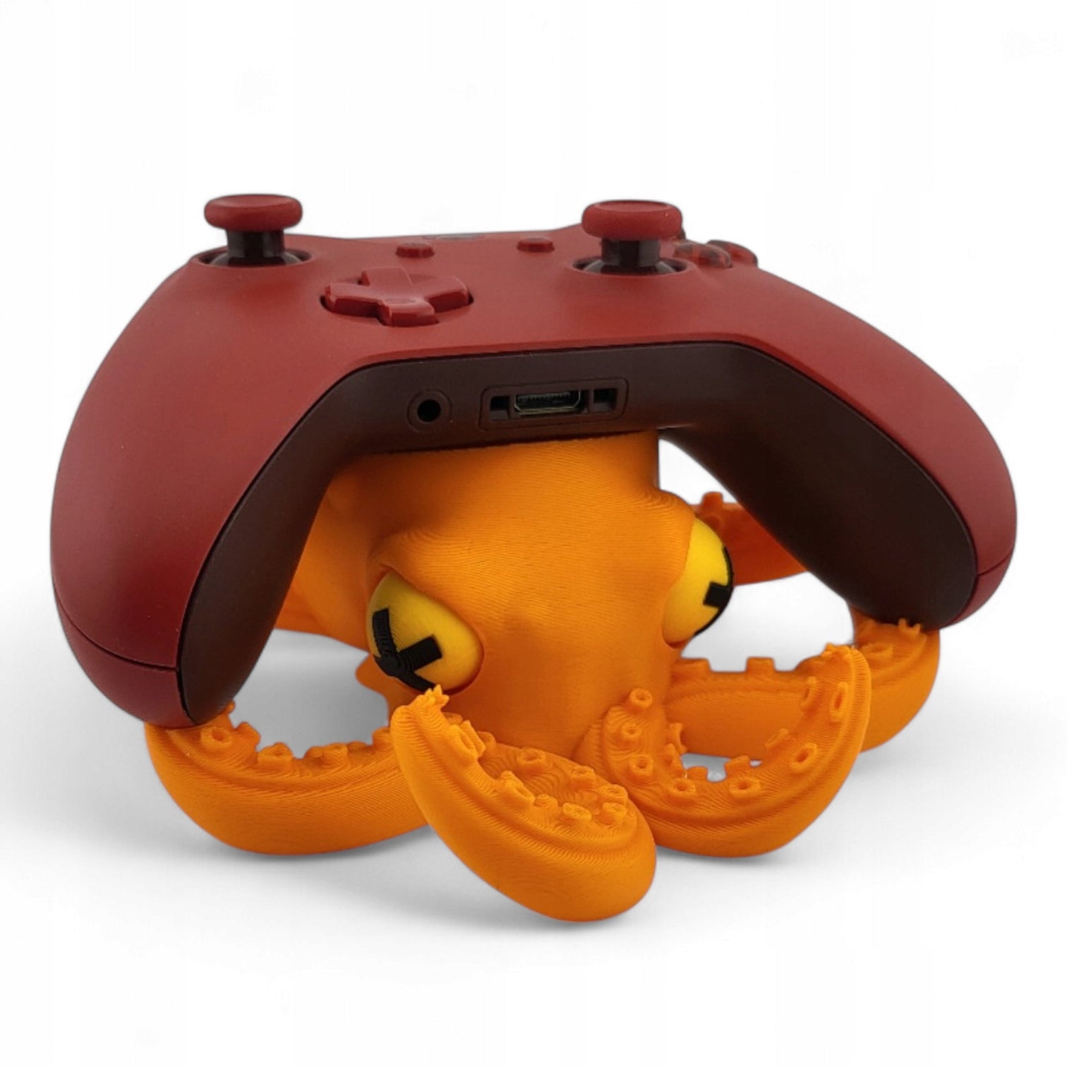 Stojak na Pada Xbox Pomarańczowa Ośmiornica Uchwyt Gamingowy