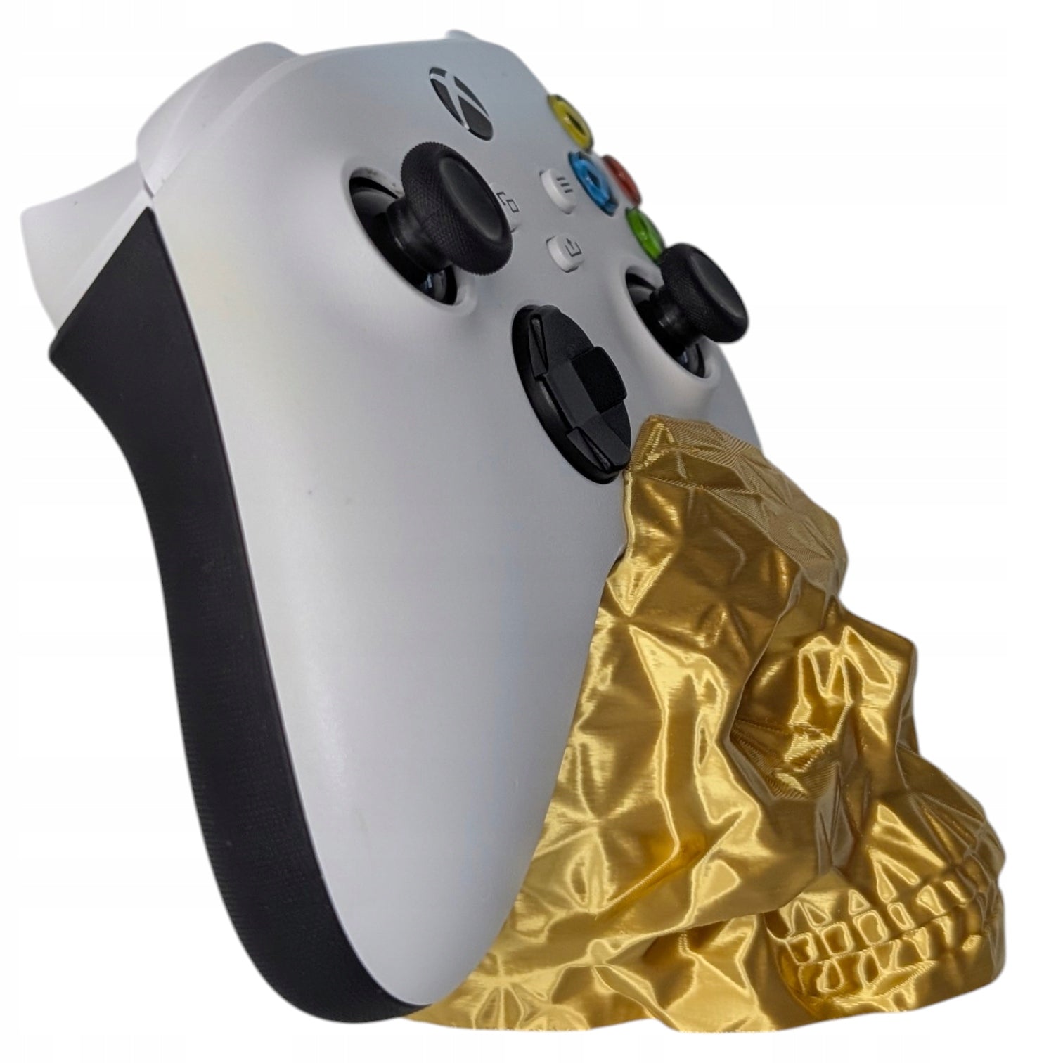 Stojak na pad Xbox Złota Czaszka Low Poly