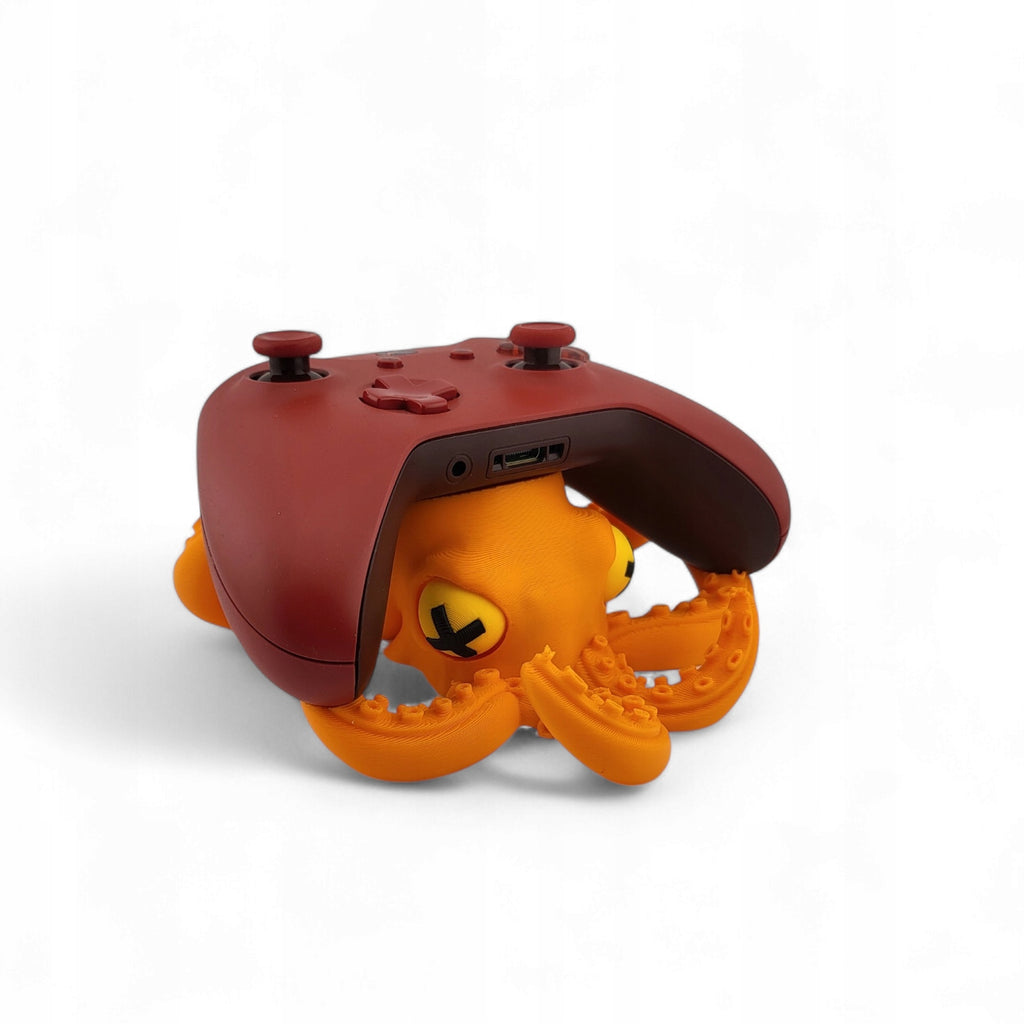 Stojak na Pada Xbox Pomarańczowa Ośmiornica Uchwyt Gamingowy