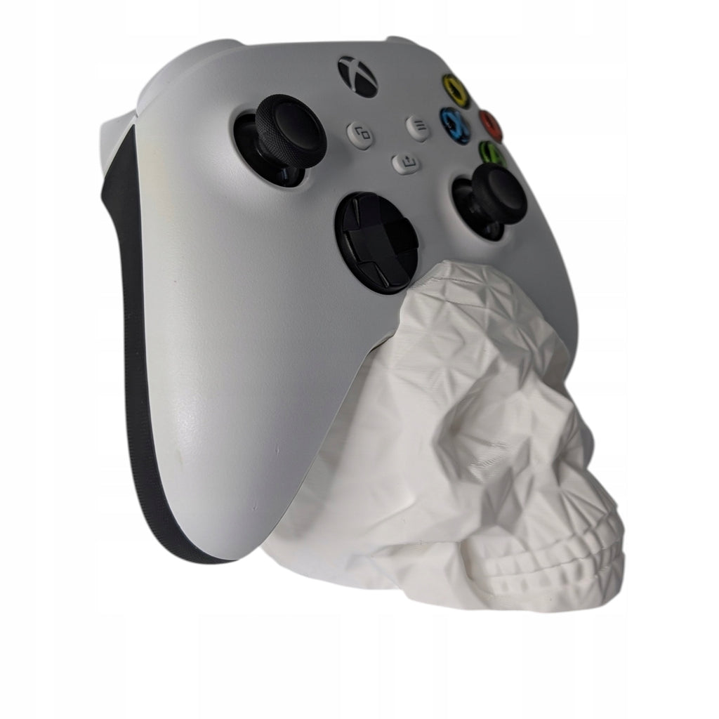 Stojak na pad Xbox Czaszka Low Poly Biały