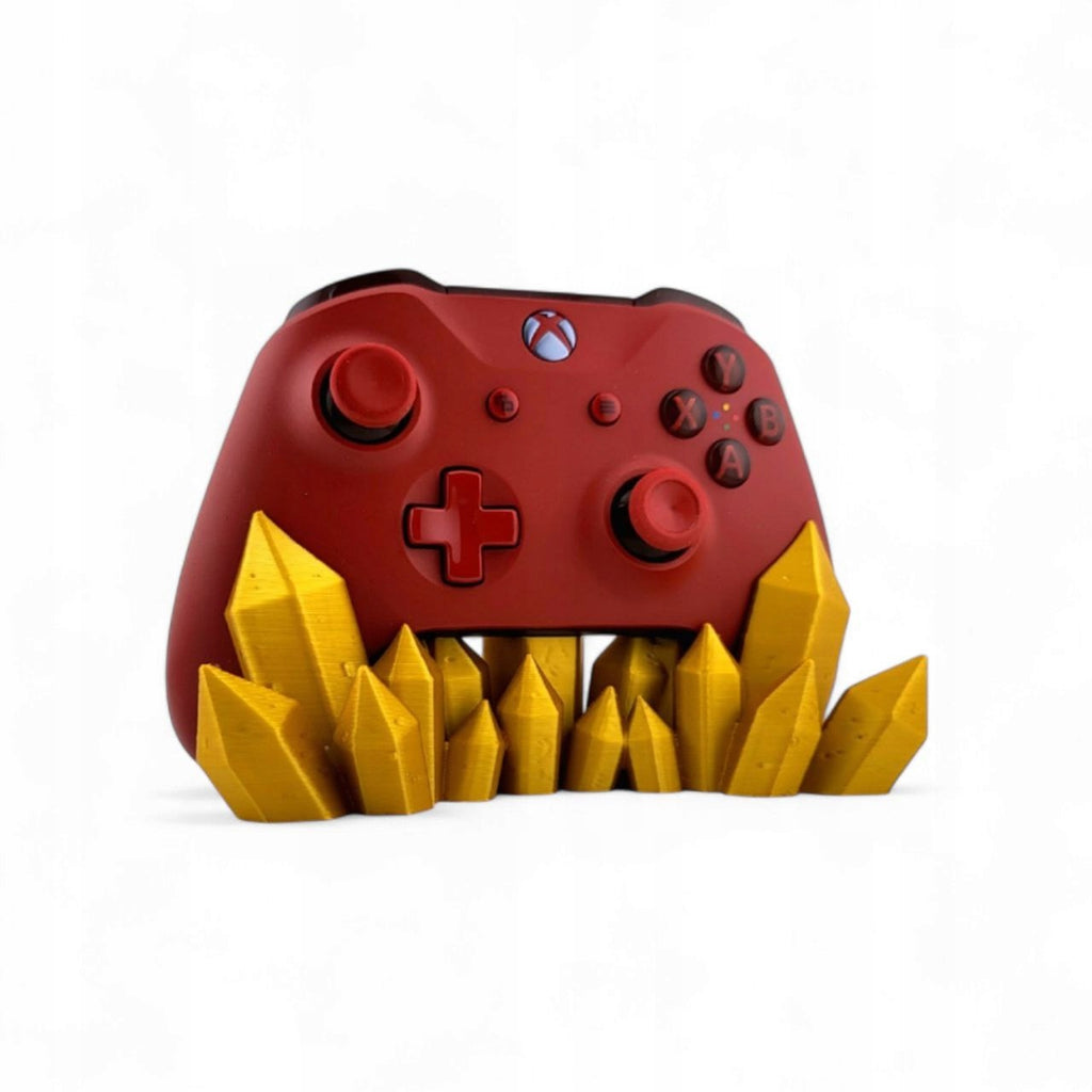 Srojak na kontroler Xbox Kryształy 3D Stylowy Stojak Diamond Złota