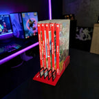 Stojak Organizer na Gry i Kartridże Nintendo Switch CZERWONY