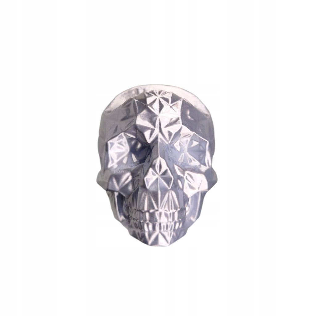 Stojak Uchwyt na Pad PS5 Czaszka Low Poly SREBRNY