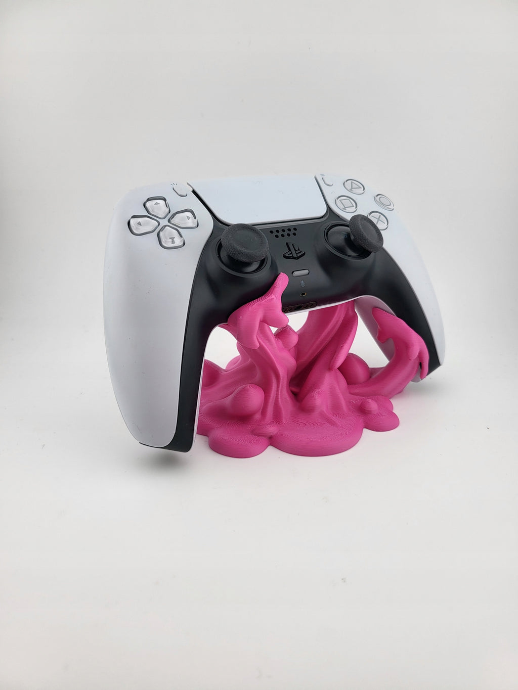 Stojak na Pad PS5 Różowy GUMA Uchwyt Gamingowy