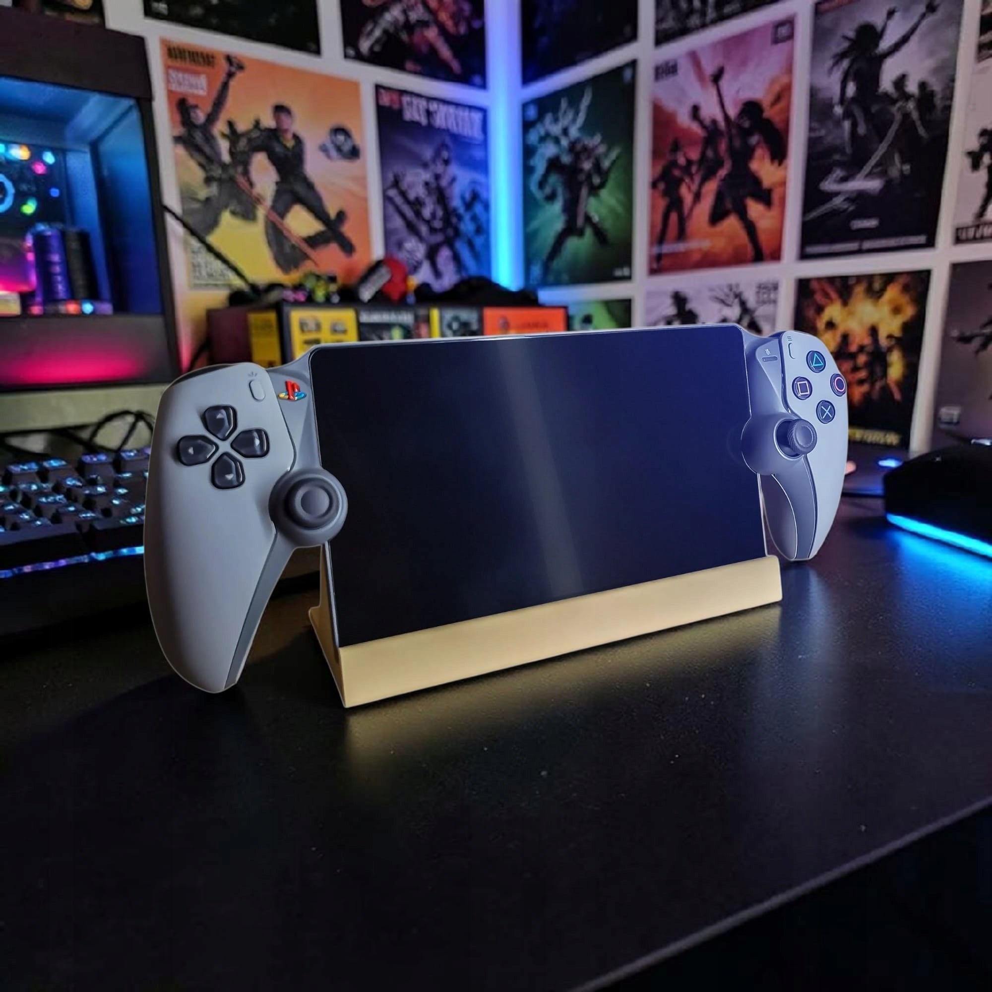 Stojak Podstawka do PlayStation Portal Stabilny Holder Beżowy