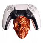 Stojak Uchwyt na Pad PS5 Czaszka Low Poly MIEDZIANY