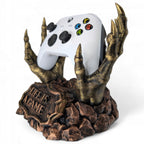 Stojak na pada Xbox LIFE IS A GAME PAZURY DEMONA Antyczny Brąz Złoto