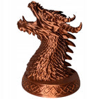Stojak na słuchawki SMOK Dragon Uchwyt Gamingowy miedziany