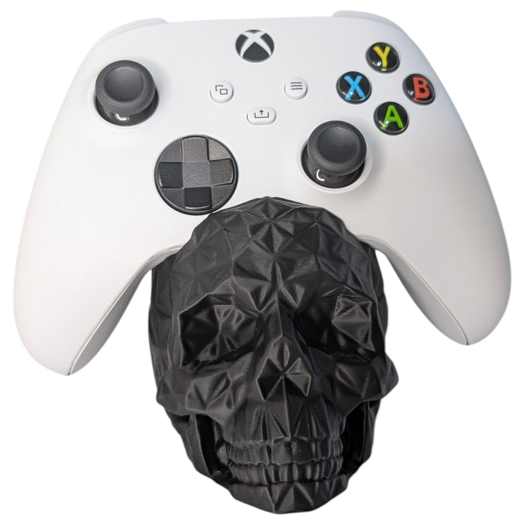 Stojak na pad Xbox Czaszka Low Poly Czarny