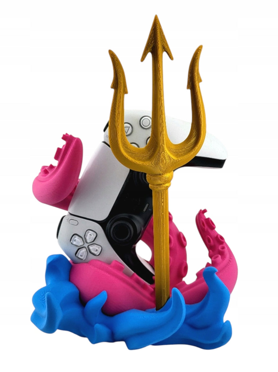 Stojak na Pada PS5 Kraken Mitologia Uchwyt Trójząb Posejdona