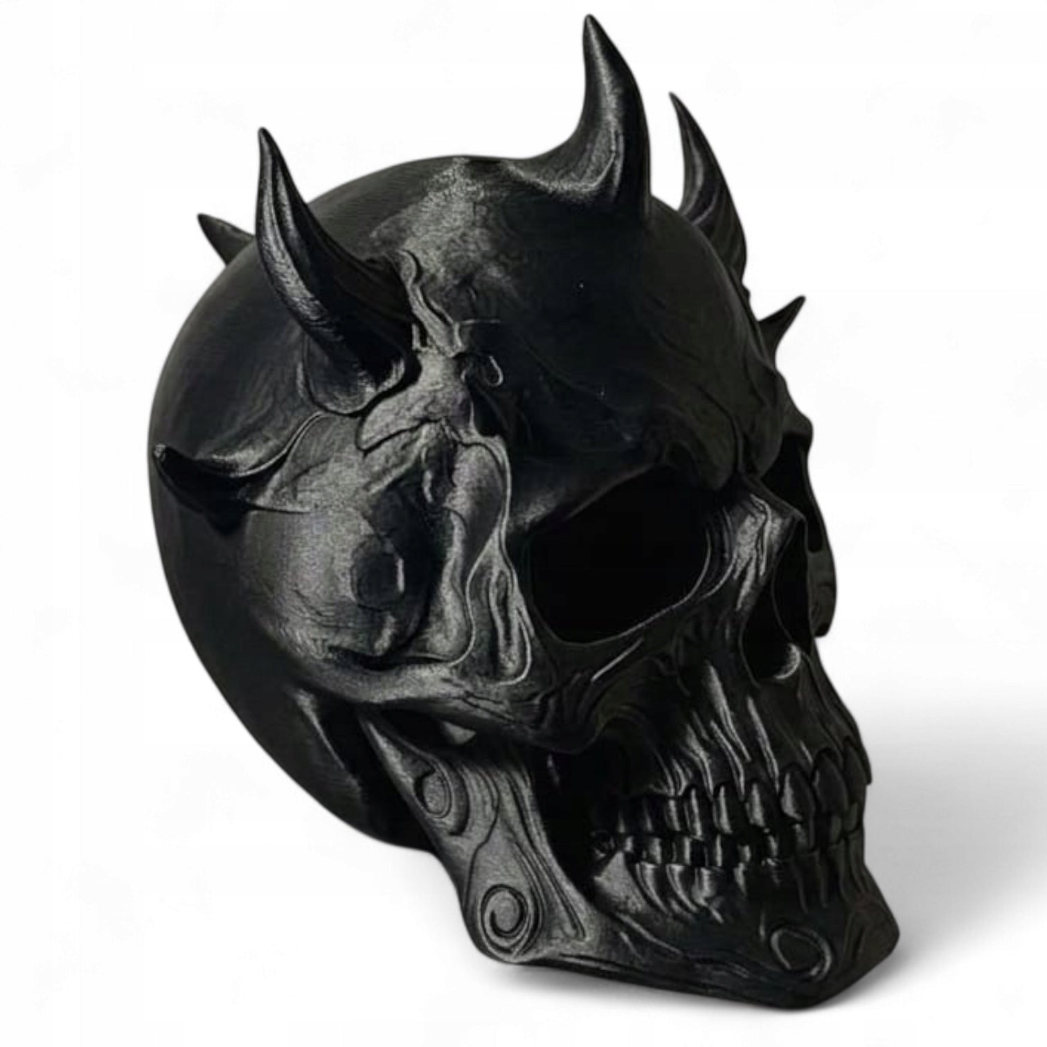 Stojak na Słuchawki CZASZKA Demona Skull Gamer CZARNY