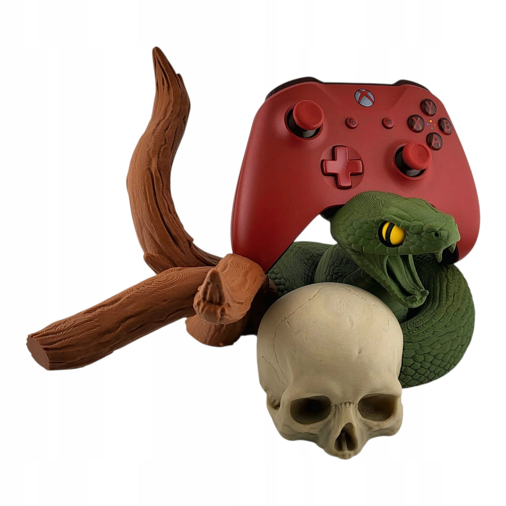Stojak na pada Xbox Żmija Czaszka 3D OLIWKOWY KHAKI