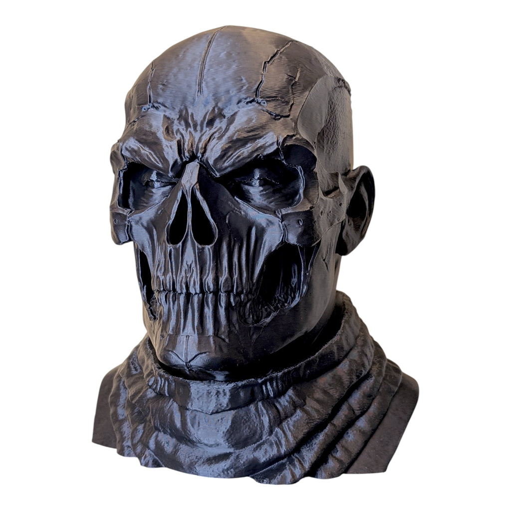 Stojak na Słuchawki Czaszka Tactical Ghost Mroczny Uchwyt Gamingowy 3D 26cm