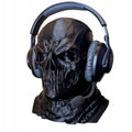 Stojak na Słuchawki Czaszka Tactical Ghost Mroczny Uchwyt Gamingowy 3D 26cm