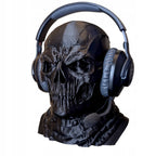 Stojak na Słuchawki Czaszka Tactical Ghost Mroczny Uchwyt Gamingowy 3D 26cm