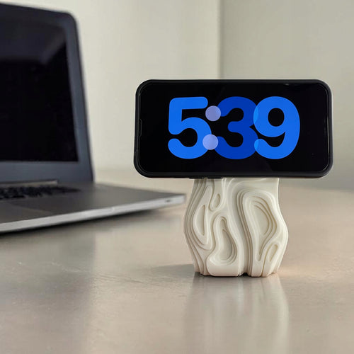 Designerska Podstawka Stojak pod Ładowarkę MagSafe iPhone biała